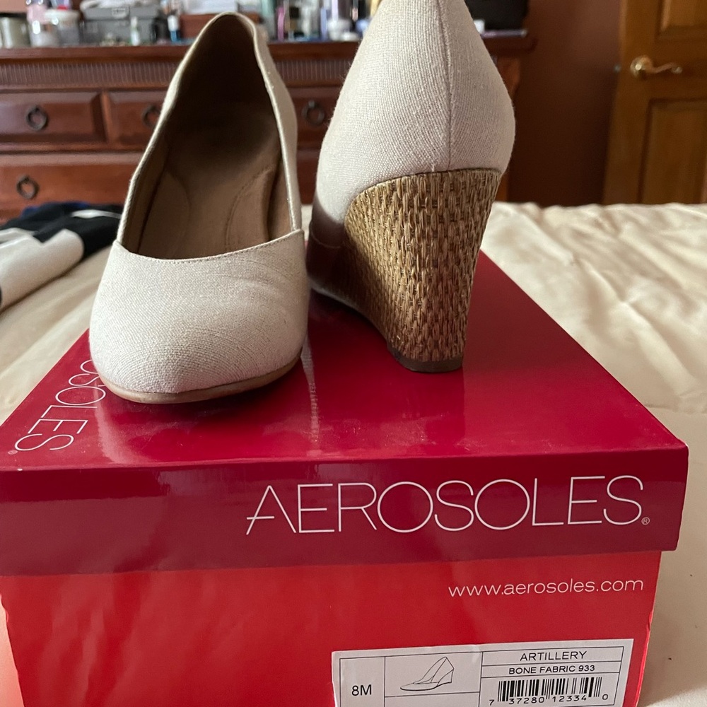 Dress Shoe Fabric- Bone Size 8
